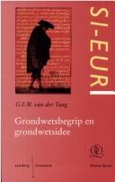 Cover for Grondwetsbegrip en grondwetsidee =