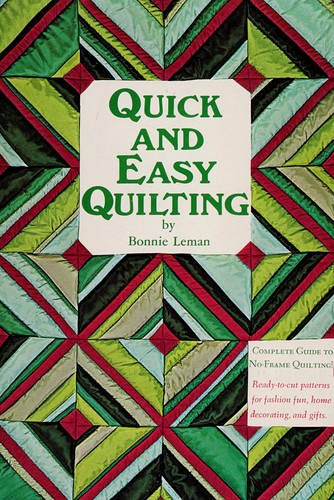 Cover for Quick and easy quilting