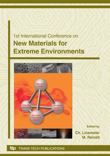 Cover for 1st International Conference on New Materials for Extreme Environment