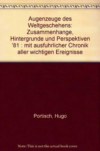 Cover for Augenzeuge des Weltgeschehens