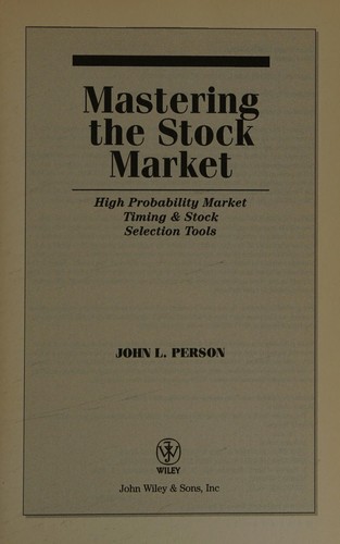 Cover for The master stock trader