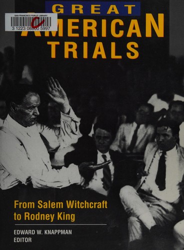 Cover for Great American trials