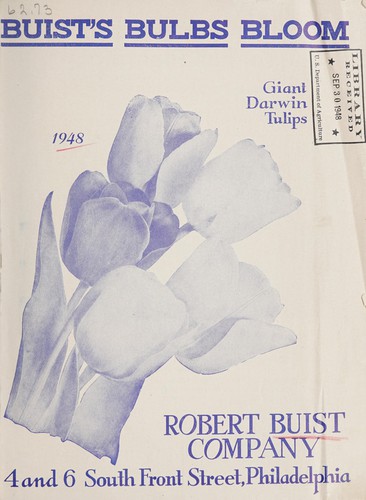 Cover for Buist's bulbs bloom