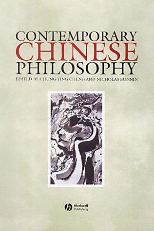 Cover for Contemporary Chinese Philosophy