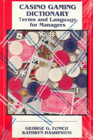 Cover for Casino gaming dictionary