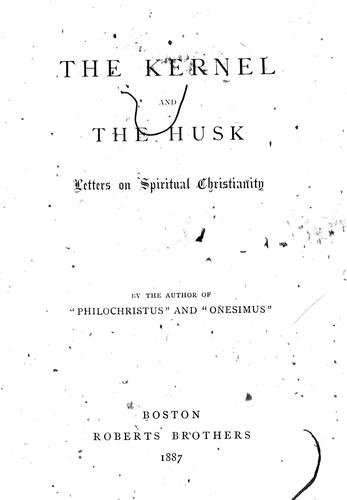 Cover for The  kernel and the husk