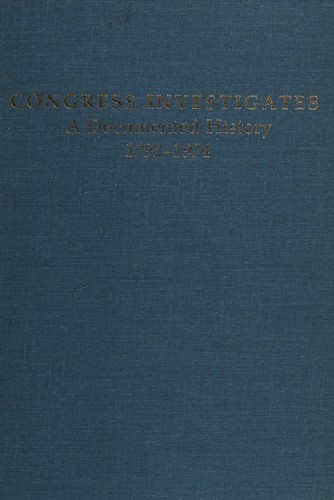 Cover for Congress Investigates
