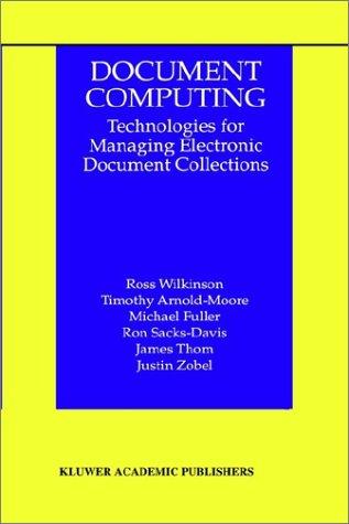 Cover for Document Computing