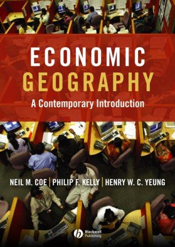 Cover for Economic Geography Introduction to Contemporary Perspectives and