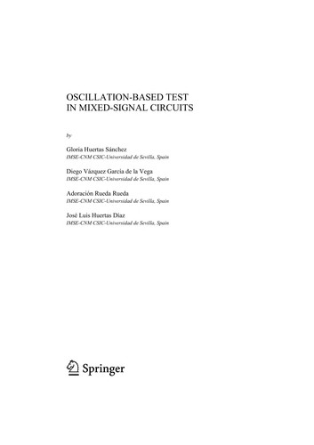 Cover for Oscillation-based test in mixed-signal circuits