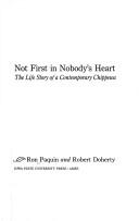 Cover for Not First in Nobody's Heart