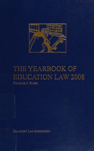 Cover for The Yearbook of Education Law 2008