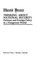 Cover for Thinking about national security