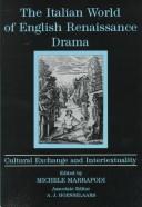 Cover for The Italian World of English Renaissance Drama