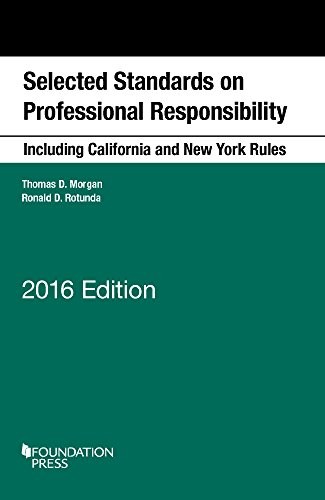 Cover for Selected Standards on Professional Responsibility, 2016