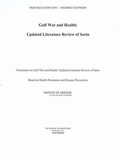 Cover for Gulf War and Health