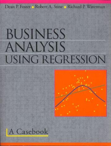 Cover for Business Analysis Using Regression