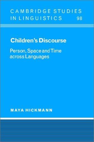 Cover for Children's Discourse