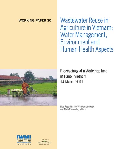 Cover for Wastewater reuse in agriculture in Vietnam
