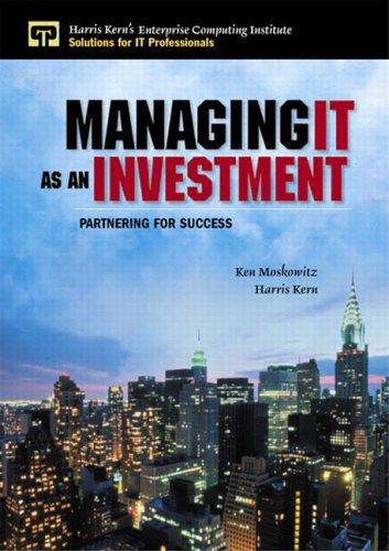 Cover for Managing IT as an Investment