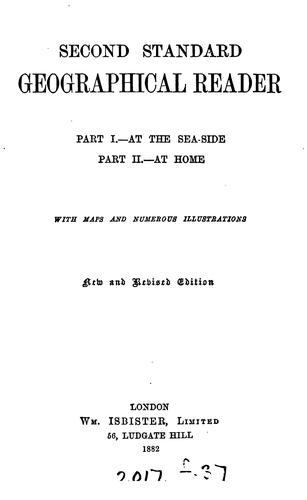 Cover for First (-Sixth) standard geographical reader