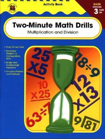 Cover for Two-Minute Math Drills, Grades 3 and up