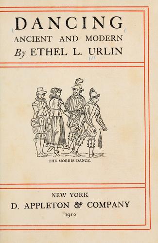 Cover for Dancing, ancient and modern.