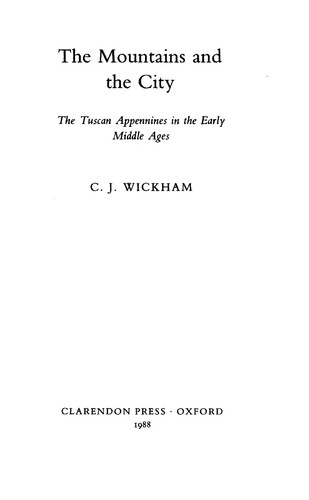 Cover for The mountains and the city
