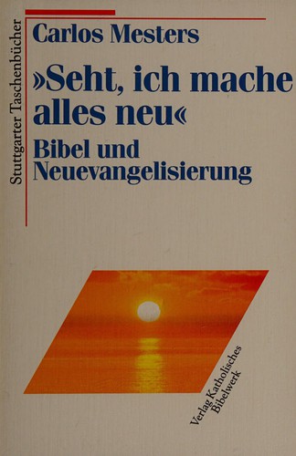 Cover for "Seht, ich mache alles neu"