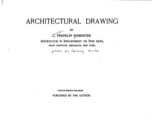 Cover for Architectural drawing