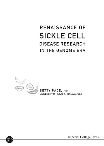 Cover for Renaissance of sickle cell disease research in the genome era