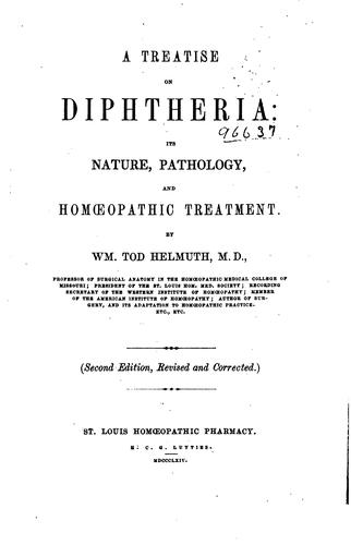 Cover for A treatise on diphtheria