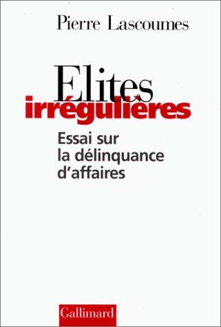 Cover for Elites irrégulières