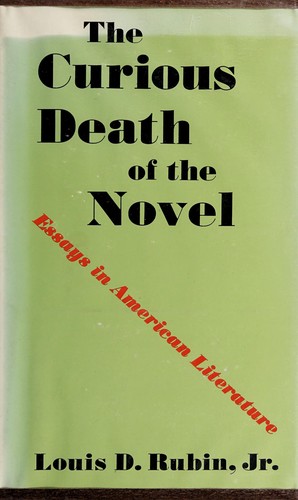 Cover for The curious death of the novel