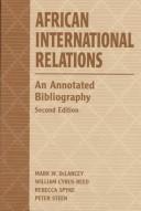 Cover for African International Relations