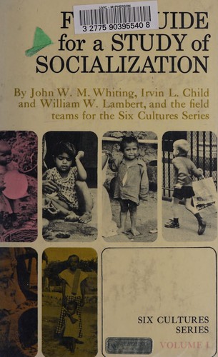 Cover for Field guide for a study of socialization