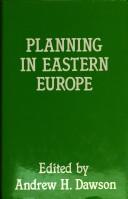 Cover for Planning in Eastern Europe
