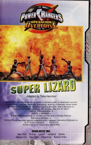 Cover for Power Rangers operation overdrive