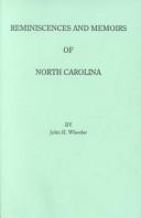 Cover for Reminiscences and Memoirs of North Carolina and Eminent North Carolinians (#6280)