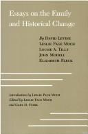 Cover for Essays on the family and historical change