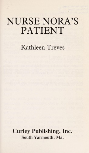 Cover for Nurse Nora's patient
