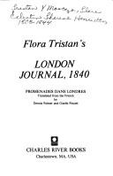 Cover for Flora Tristan's London journal, 1840 =