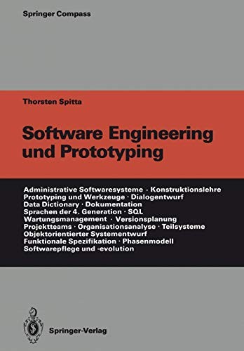 Cover for Software Engineering und Prototyping