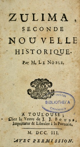 Cover for Zulima