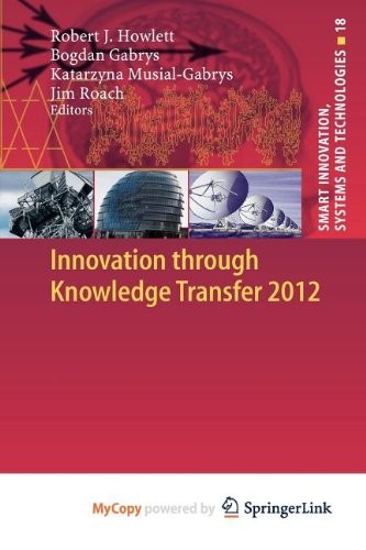 Cover for Innovation through Knowledge Transfer 2012