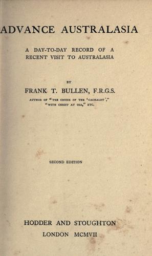 Cover for Advance Australasia