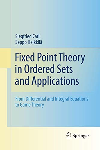 Cover for Fixed Point Theory in Ordered Sets and Applications