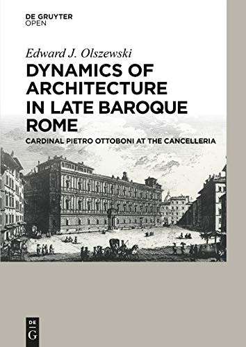 Cover for Dynamics of Architecture in Late Baroque Rome