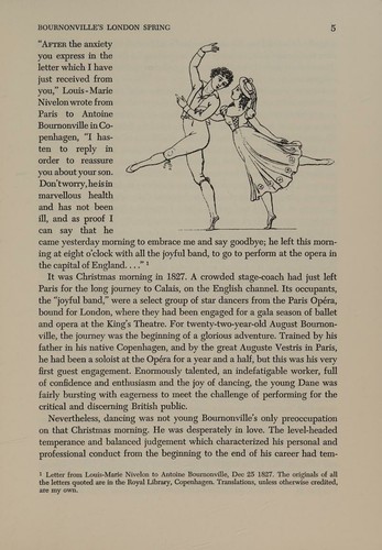 Cover for Bournonville's London spring
