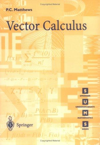 Cover for Vector calculus
